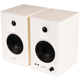 Колонка Edifier MR4 Active Studio Monitors, RCA, AUX, TRS, 1-inch Tweeters, 4-inch Woofers, 42W (RMS), Control Knob, White - MR4-WH