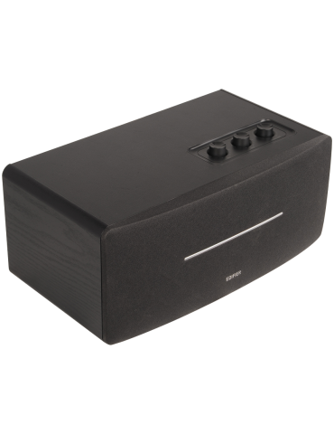 Bluetooth колони Edifier D12 2.0 Bluetooth Speaker, BT V5.0, RCA, AUX, 2x 4-inch Midrange Drivers, 2x 19mm Tweeters, Remote Control and Top-Mounted Controls, Black - D12-BL