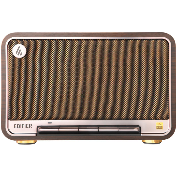 Bluetooth колони Edifier D32 2.1 Speaker, BT V5.3, Wi-Fi, AUX, USB-C, 1x 4-inch Midrange Driver, 2x 1-inch Tweeters, 60W (RMS), Black Walnut - D32-BL WALNUT