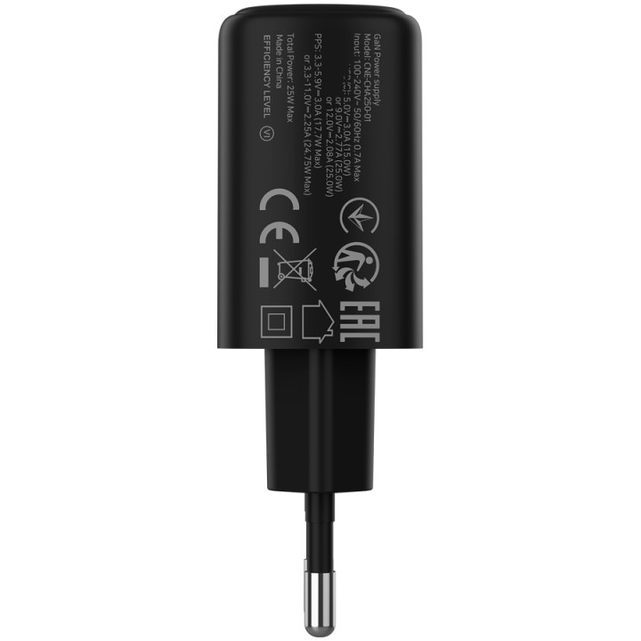 Зарядно CanyonOnCharge 250 25W 1xPD EU Black - CNE-CHA250-11