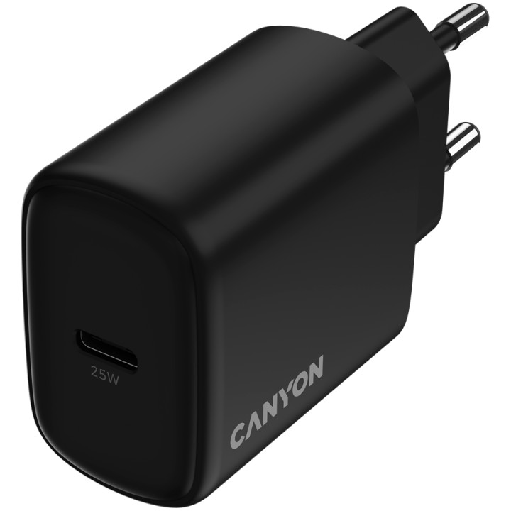 Зарядно CanyonOnCharge 250 25W 1xPD EU Black - CNE-CHA250-11