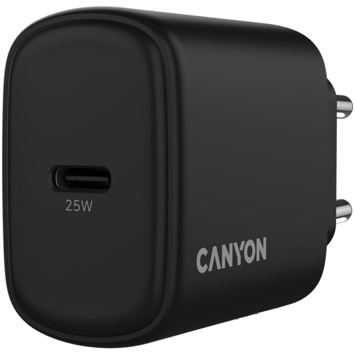 Зарядно CanyonOnCharge 250 25W 1xPD EU Black - CNE-CHA250-11