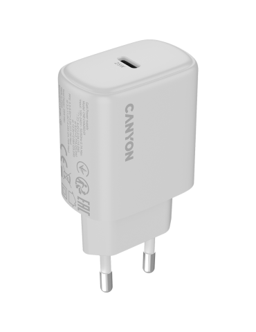 Зарядно CanyonOnCharge 250 25W 1xPD EU White - CNE-CHA250-01