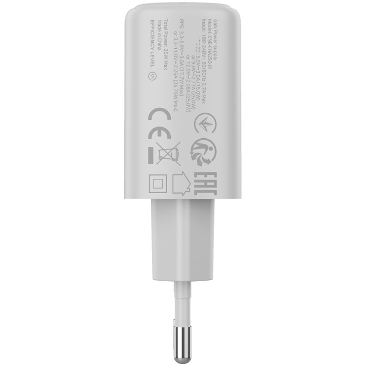 Зарядно CanyonOnCharge 250 25W 1xPD EU White - CNE-CHA250-01
