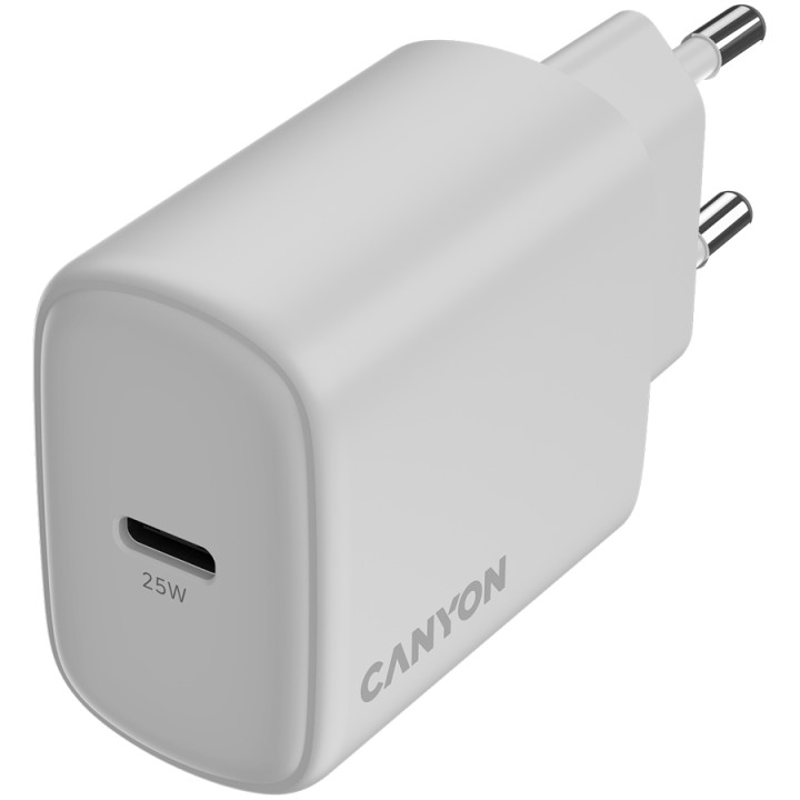 Зарядно CanyonOnCharge 250 25W 1xPD EU White - CNE-CHA250-01