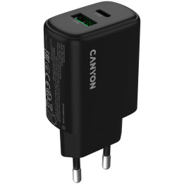 Зарядно CanyonOnCharge 250 25W 1xPD 1xQC EU Black - CNE-CHA250-31
