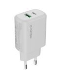 Зарядно CanyonOnCharge 250 25W 1xPD 1xQC EU White - CNE-CHA250-21