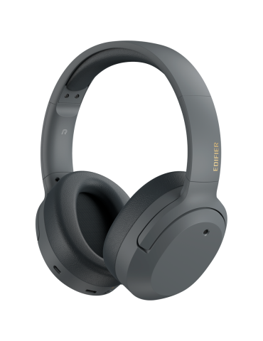Bluetooth слушалки Edifier W820NB Plus Wireless Over-Ear Headphones, 40mm Dynamic Titanium-Coated Drivers, BT V5.2, ANC, Hi-Res Audio Certification, Up To 49H Battery, USB-C, Gray - W820NB PLUS-GR