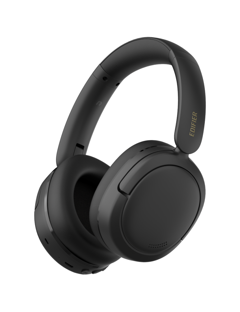 Bluetooth слушалки Edifier W800BT SE Wireless Over-Ear Headphones, 40mm Dynamic Titanium-Coated Drivers, BT V5.4, Multipoint Connection, AI Call Noise Reduction, Up To 45H Battery, USB-C, Black - W800BT SE-BL