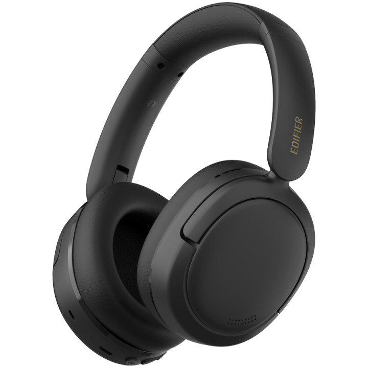 Bluetooth слушалки Edifier W800BT SE Wireless Over-Ear Headphones, 40mm Dynamic Titanium-Coated Drivers, BT V5.4, Multipoint Connection, AI Call Noise Reduction, Up To 45H Battery, USB-C, Black - W800BT SE-BL