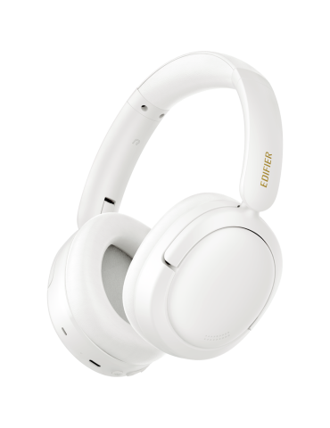 Bluetooth слушалки Edifier W800BT SE Wireless Over-Ear Headphones, 40mm Dynamic Titanium-Coated Drivers, BT V5.4, Multipoint Connection, AI Call Noise Reduction, Up To 45H Battery, USB-C, White - W800BT SE-WH