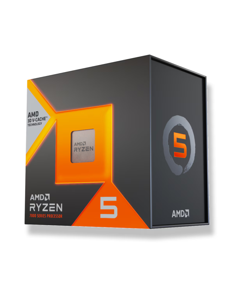 Процесор AMD Ryzen 5 7500X3D 6-Core, 4.5 GHz, 96MB, 65W, AM5, BOX - 100-100001904WOF