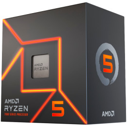 Процесор AMD Ryzen 5 7400 6C/12T, 4.3GHz, 22MB, 65W, AM5, MPK, with Radeon Graphics and Wraith Stealth Cooler - 100-100001900MPK