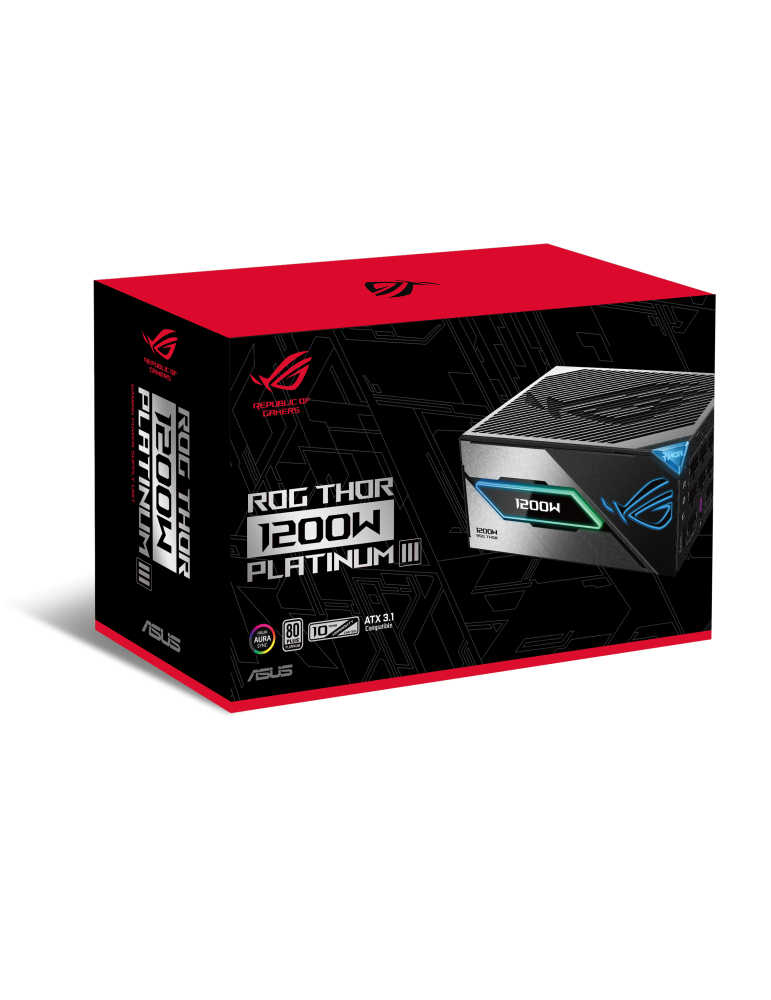 Захранване Asus ROG THOR III 1200W, 80  Platinum PCIe 5.1, Fully Modular - 90YE00V2-B0NA00
