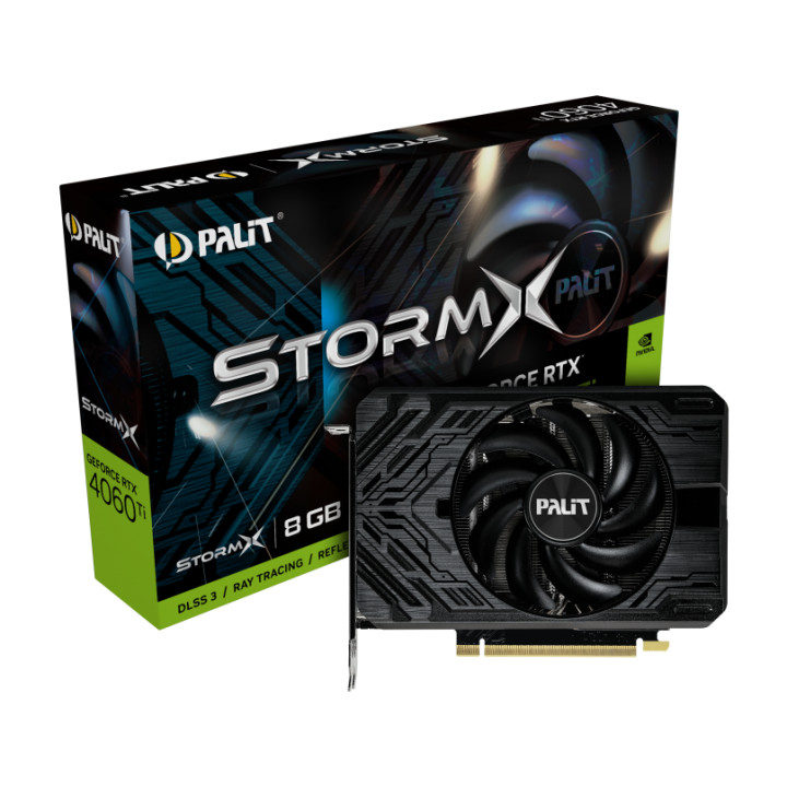 Видео карта Palit GeForce RTX 4060 TI STORMX 8G GDDR - NE6406T019P1-1060F