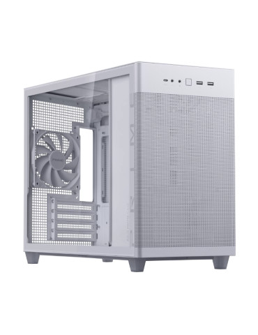 Кутия за компютър Asus Prime AP201 TG White - 90DC00G3-B39010