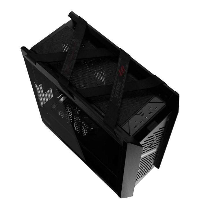 Кутия за компютър Asus ROG Strix Helios II EATX Mid-Tower - Black - 90DC00W0-B39000