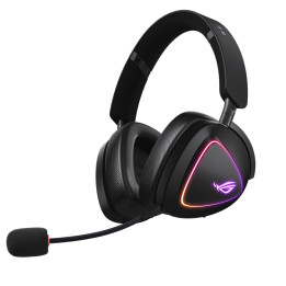 Безжични геймърски слушалки Asus ROG Delta II - USB-C, Aura Sync RGB - 90YH03W0-BHUA00
