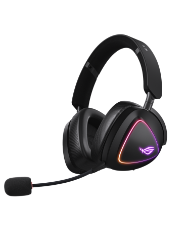 Безжични геймърски слушалки Asus ROG Delta II - USB-C, Aura Sync RGB - 90YH03W0-BHUA00