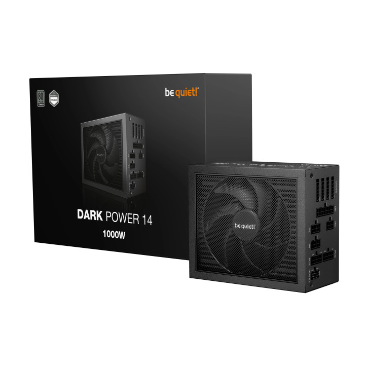 Захранване be quiet! Dark Power 14 1000W, ATX 3.1 Titanium - BP020EU