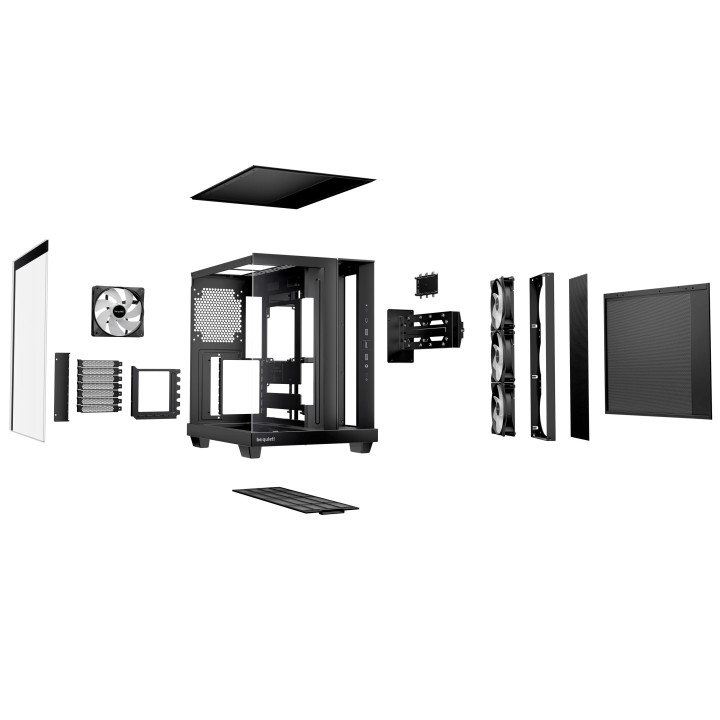 Кутия за компютър be quiet! LIGHT BASE 500 LX Black, ATX - BGW85