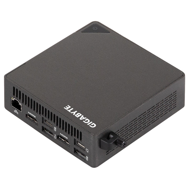 Мини настолен компютър Gigabyte BRIX BRU7-255H, Intel Core Ultra 7 255H, 2 x SO-DIMM DDR5, 2 x M.2 SSD, Wi-Fi 7   BT 5.4 - 6BXARH7SWMR MARH7AB