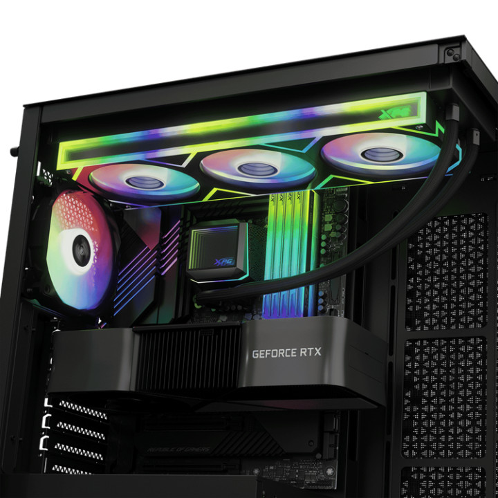 Водно охлаждане за процесор Adata XPG LEVANTE II 360 RGB BLK - LEVANTEII360-BKCWW C11A001W00