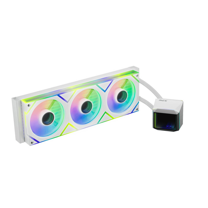 Водно охлаждане за процесор Adata XPG LEVANTE II 360 RGB WH - LEVANTEII360-WHCWW