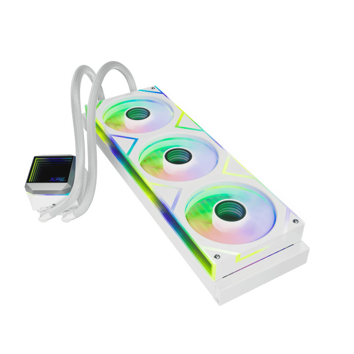 Водно охлаждане за процесор Adata XPG LEVANTE II 360 RGB WH - LEVANTEII360-WHCWW