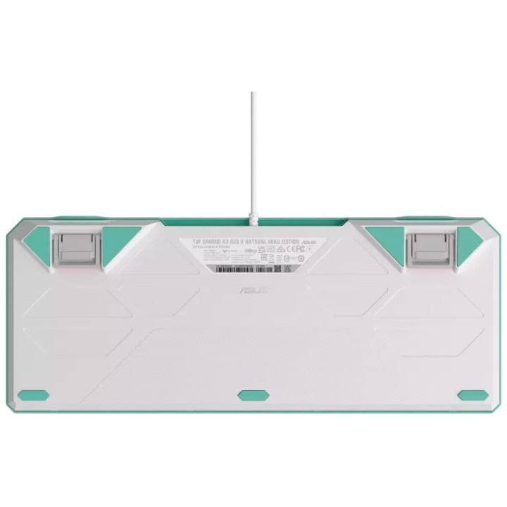 Геймърска механична клавиатура Asus TUF Gaming K3 Gen II Hatsune Miku Edition - Optical Mechanical Switch - 90MP0460-BKUA30