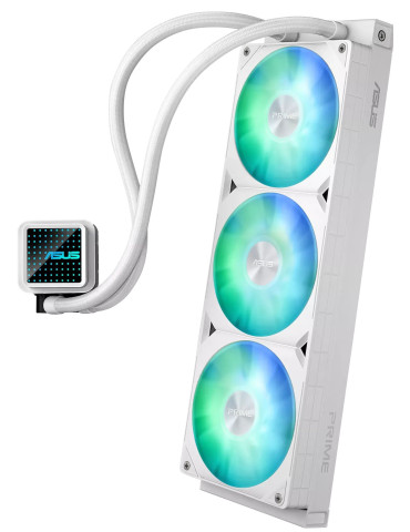 Водно охлаждане за процесор Asus PRIME LC 360 ARGB White Edition - 90RC0102-B0EAY0