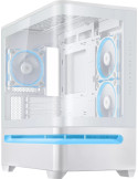 Кутия за компютър Asus Prime AP202 ARGB mATX   3 ARGB Вентилатора - White - 90DC00P3-B19000