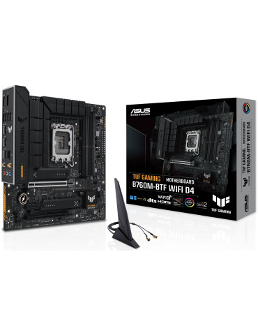 Дънна платка Asus TUF GAMIN B760-PLUS WF D4, LGA1700 - 90MB1DF0-M1EAY0