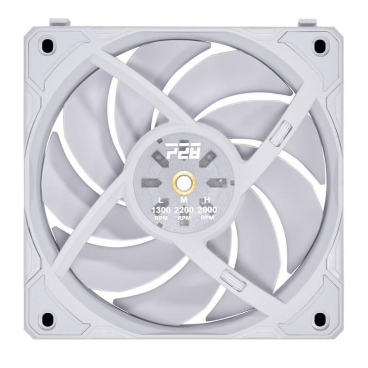 Комплект вентилатори Lian Li UNI P28, 120mm 3 броя, Бял - G99.12P283W.00