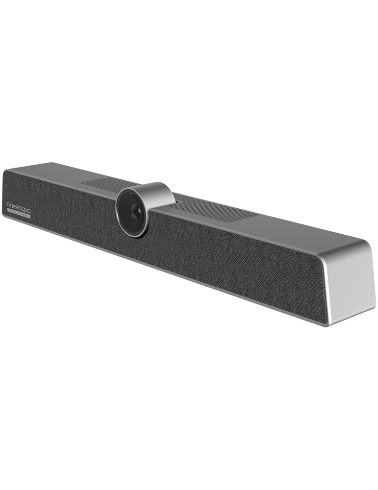 Видеоконферентна система Prestigio Solutions Video Conferencing Collaboration Bar Alpha: UHD, 12MP, 6 mic, 12m (Range), Connection via USB Type-C or AUX - PVCCU12M601