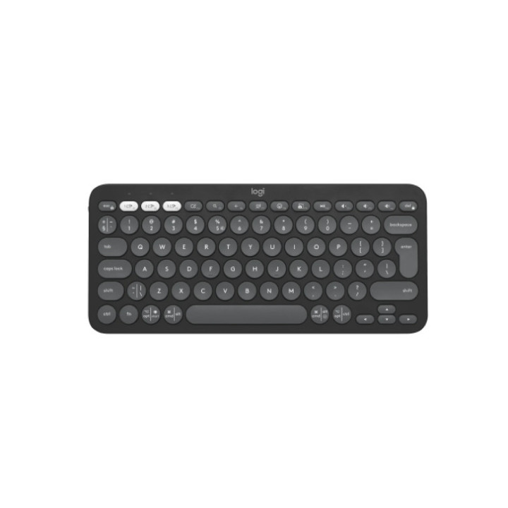 Bluetooth клавиатура Logitech Pebble Keys 2 K380s, TONAL Graphite, US INT'L, INTNL-973 - 920-011851