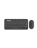 Bluetooth комплект клавиатура с мишка Logitech Pebble 2 Combo for Mac, TONAL Graphite, US INT'L, INTNL-973, MAC - 920-012244