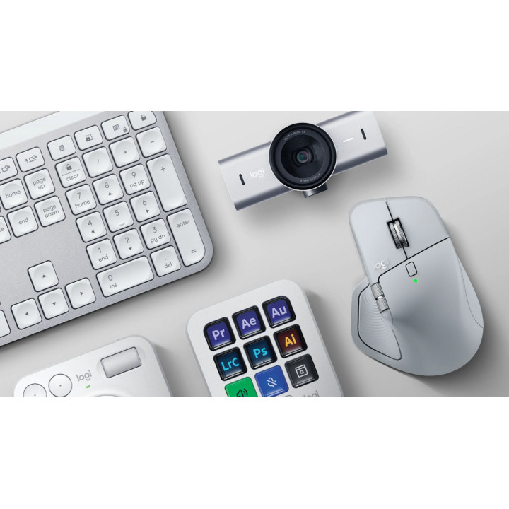 Безжична лазерна мишка Logitech MX MASTER 4 Pale Gray - 910-007563