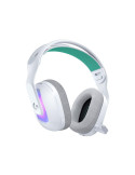 Безжични геймърски слушалки Logitech G522 Lightspeed Wireless RGB, Микрофон, Бели - 981-001550