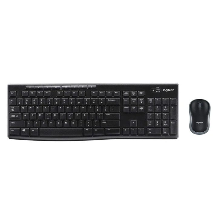 Безжичен комплект клавиатура и мишка Logitech Wireless Combo MK270 US-Layout - 920-004509