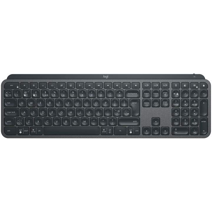 Bluetooth клавиатура Logitech MX Keys, Illuminated, Graphite, US INT'L - B2B - 920-010251