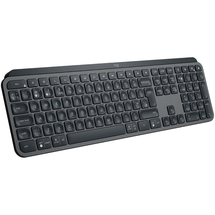 Bluetooth клавиатура Logitech MX Keys, Illuminated, Graphite, US INT'L - B2B - 920-010251