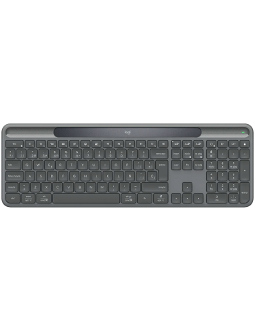 Bluetooth клавиатура Logitech Slim Solar  for Business, Graphite , US INT'L, 2.4GHZ/BT, INTNL-973,UNIV - 920-013779