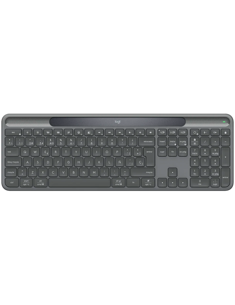Bluetooth клавиатура Logitech Slim Solar  for Business, Graphite , US INT'L, 2.4GHZ/BT, INTNL-973,UNIV - 920-013779