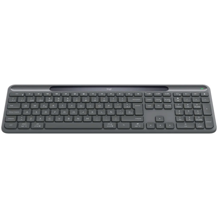 Bluetooth клавиатура Logitech Slim Solar  for Business, Graphite , US INT'L, 2.4GHZ/BT, INTNL-973,UNIV - 920-013779