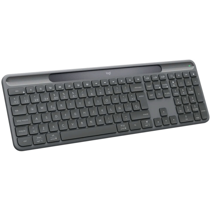 Bluetooth клавиатура Logitech Slim Solar  for Business, Graphite , US INT'L, 2.4GHZ/BT, INTNL-973,UNIV - 920-013779
