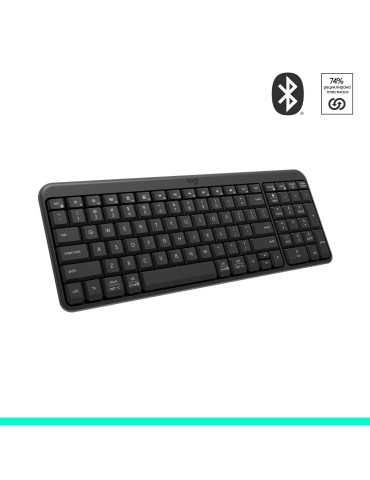 Безжична клавиатура Logitech K250 Graphite - Кирилизирана - 920-013451