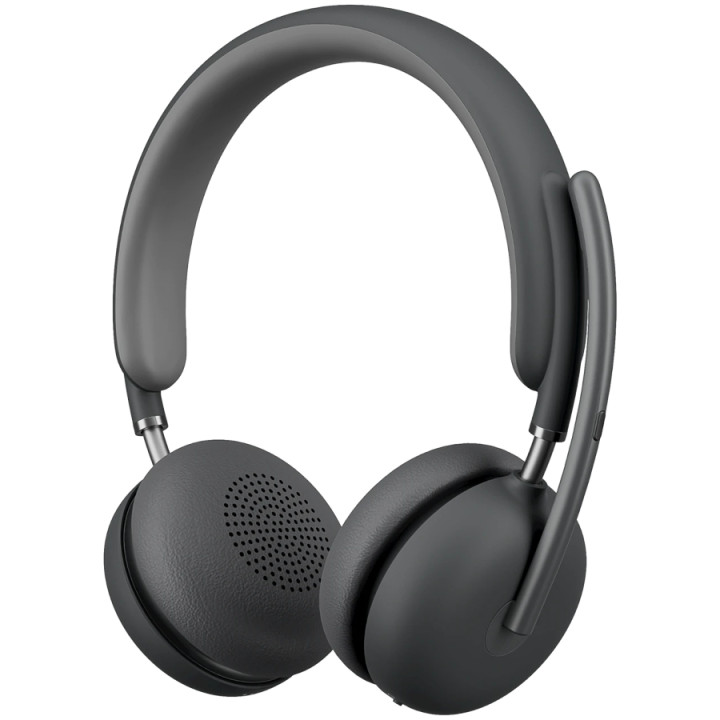 Bluetooth слушалки Logitech Zone Wireless 2 Headset Teams (native Bluetooth), Graphite, TEAMS, EMEA-914 - 981-001436