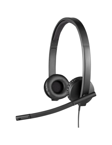 Слушалки Logitech H570e (Teams version) headset, BLACK, EMEA28-935, USB-A - 981-001430