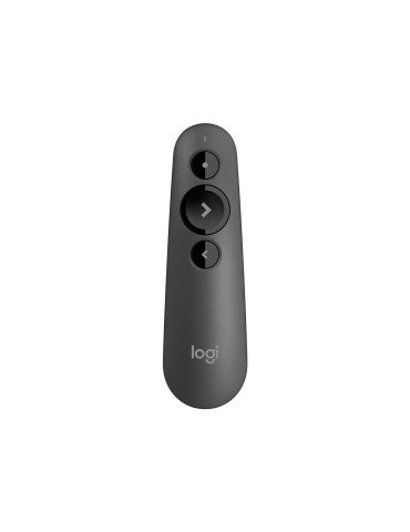 Bluetooth презентер Logitech R500s, Bluetooth/ 2.4 GHz Wireless, Черен - 910-005843